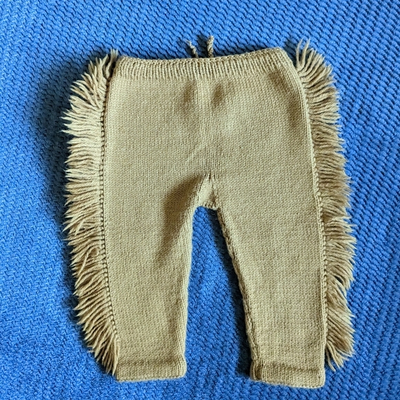 Cowboy Western Fringe Knit Pants Handmade Toddler OS - Picture 2 of 6